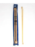 Agujas largas de bambú 25 cm (#4 a #10)