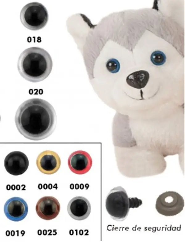 Ojos de seguridad para amigurumis
