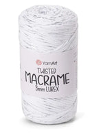 Yarnart Twisted Macrame 3mm Lurex