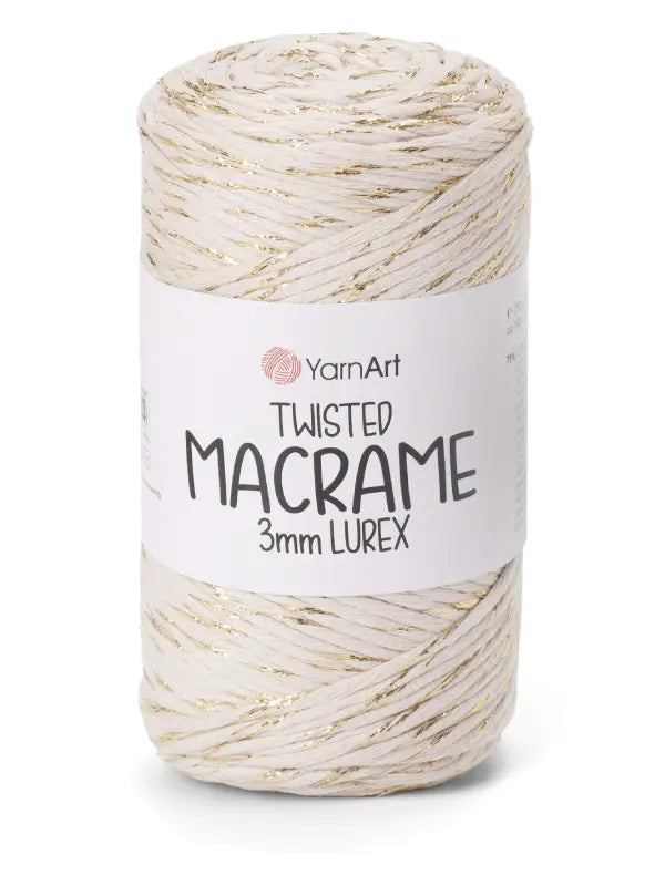 Yarnart Twisted Macrame 3mm Lurex