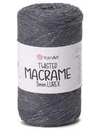 Yarnart Twisted Macrame 3mm Lurex