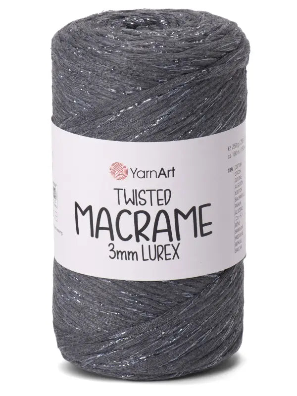 Yarnart Twisted Macrame 3mm Lurex