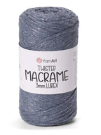 Yarnart Twisted Macrame 3mm Lurex