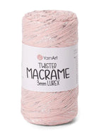 Yarnart Twisted Macrame 3mm Lurex