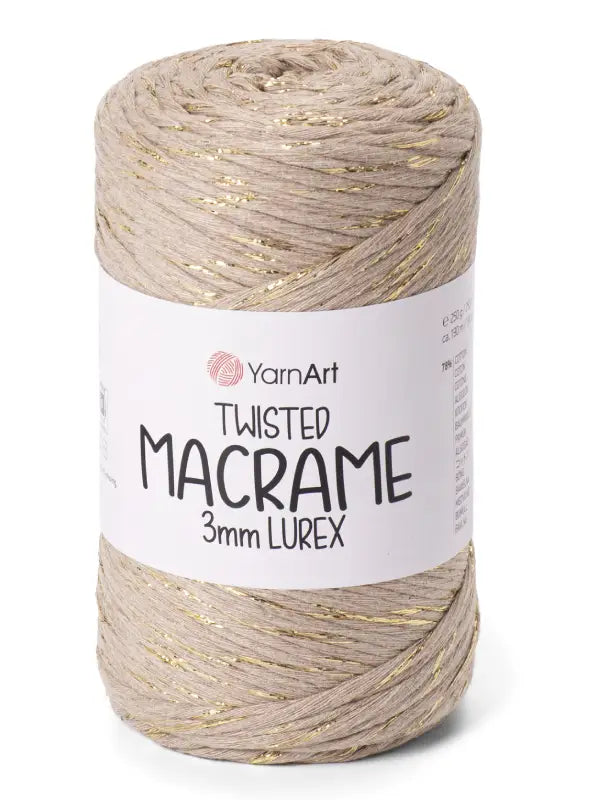 Yarnart Twisted Macrame 3mm Lurex