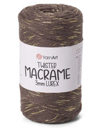 Yarnart Twisted Macrame 3mm Lurex