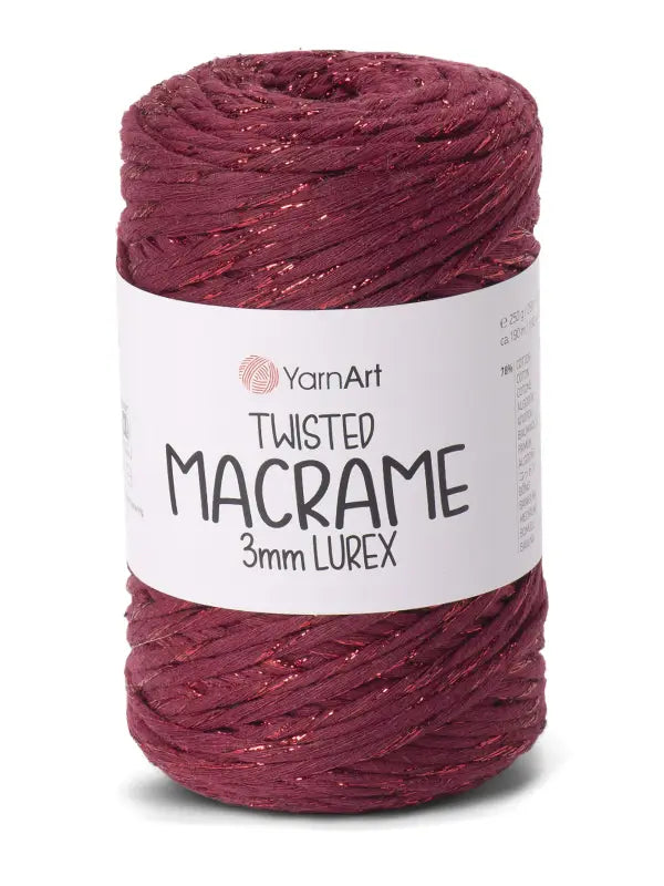 Yarnart Twisted Macrame 3mm Lurex
