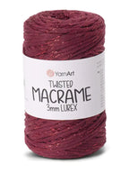 Yarnart Twisted Macrame 3mm Lurex