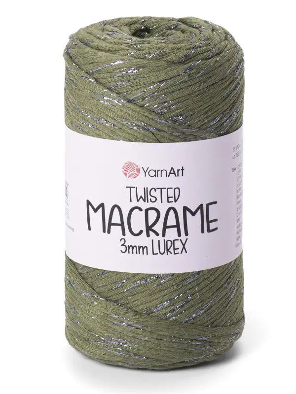 Yarnart Twisted Macrame 3mm Lurex
